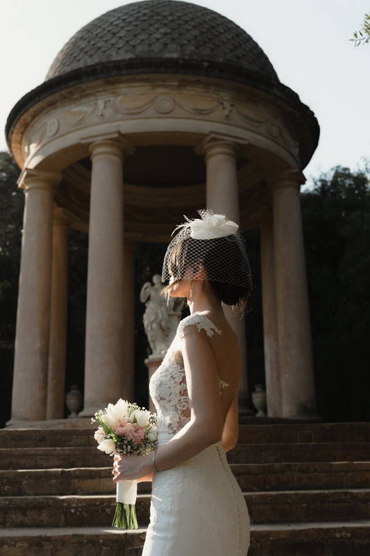 The Élodie Birdcage Veil
